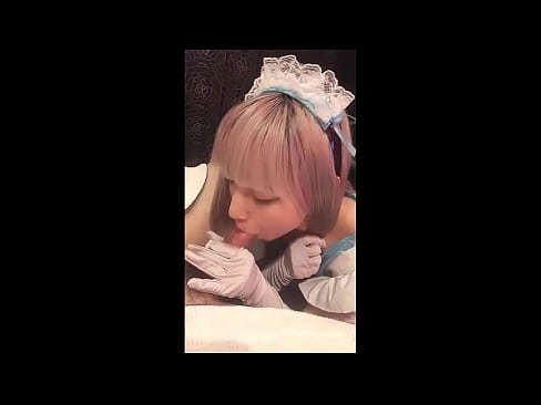 ❤️ Japonski idol [mayuka], kostum francoske služkinje, 1. del, fafanje in onaniranje z losjonom ❤️ Šukanje na sl.videolucrativo.top ☑